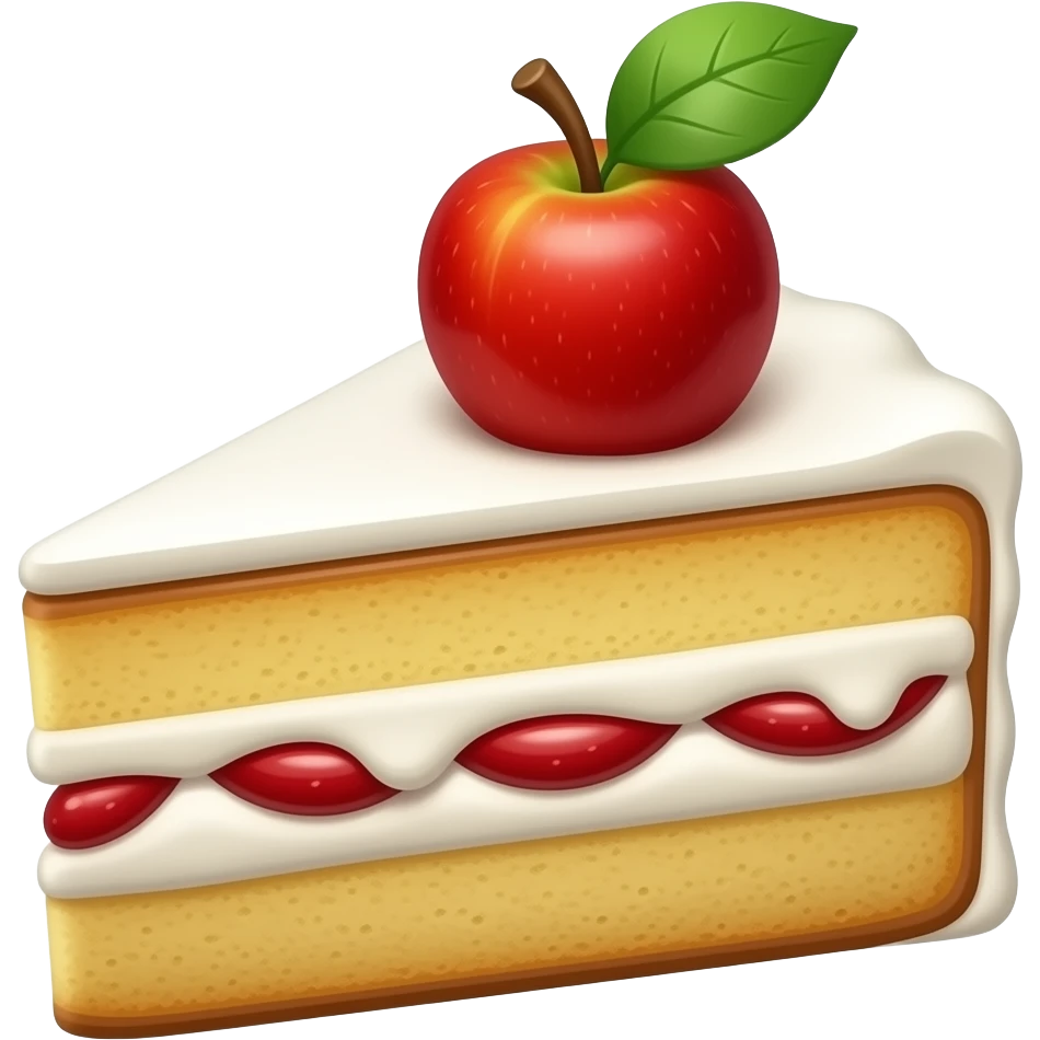Gâteau au pommes emoji