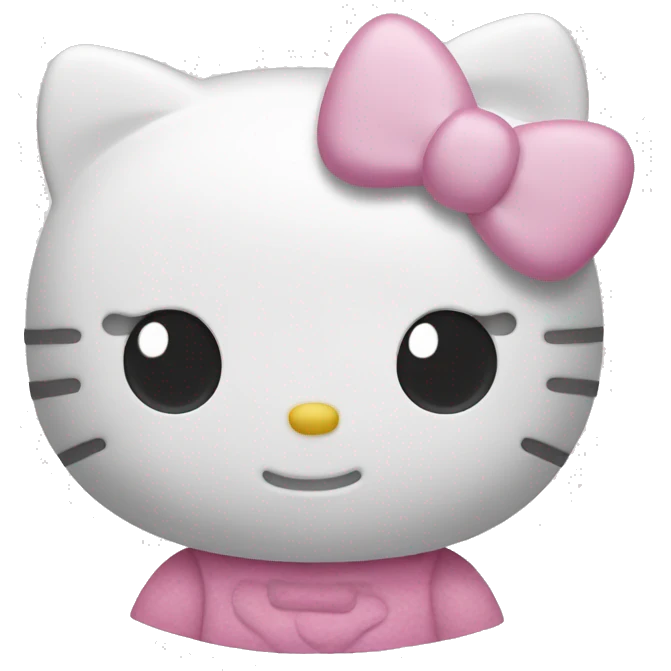 hello kitty embaressed emoji
