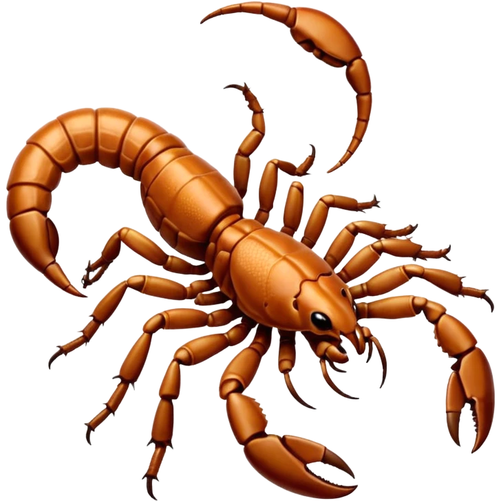 Auburn-Copper-brown desert Scorpion emoji