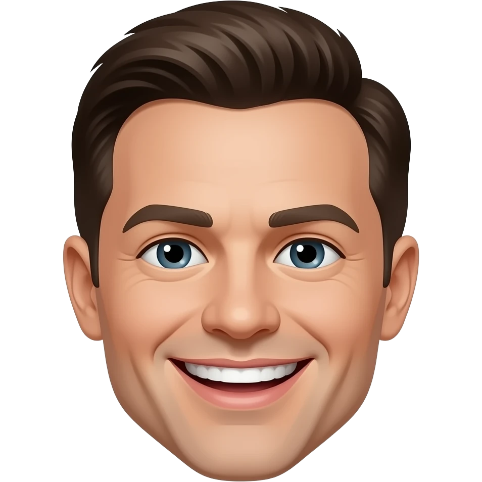 Charlie Kirk head no body and a gummy smile emoji
