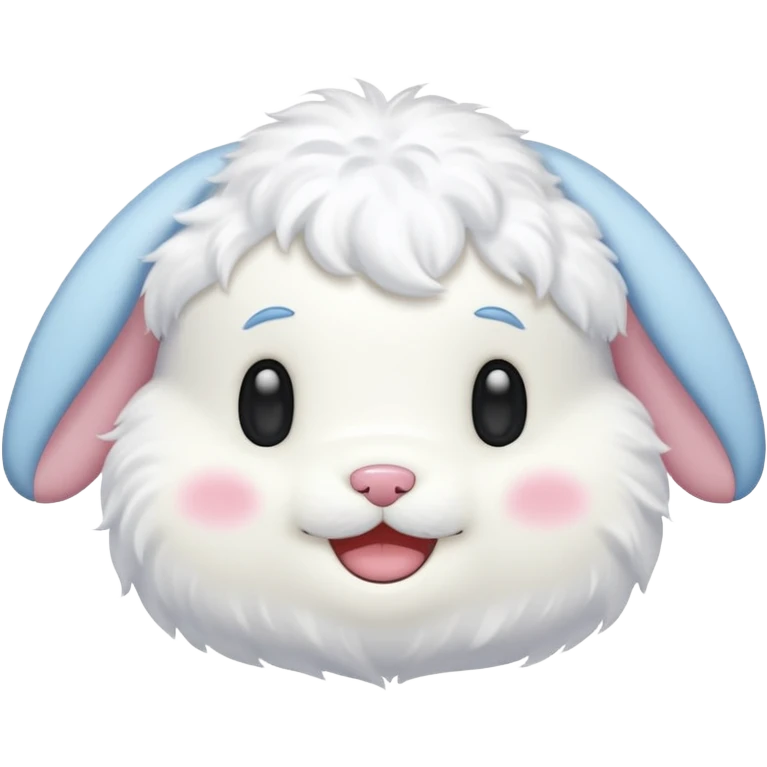 Generate me a cinnamorol emoji and Make it look like her  emoji