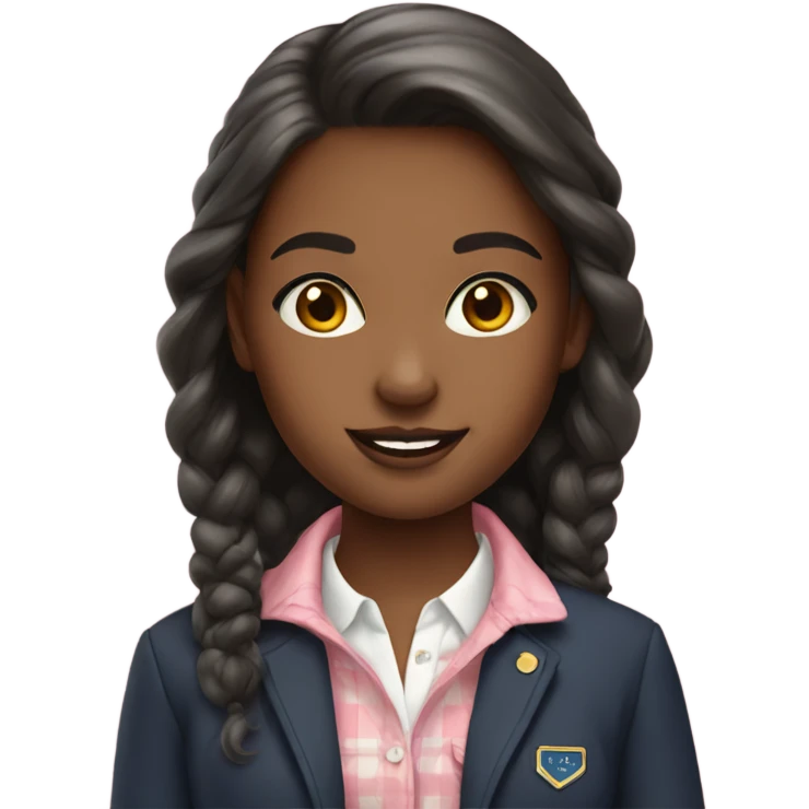 Preppy girl emoji