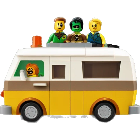 Lego Batman and Scooby 1965 caravan  emoji