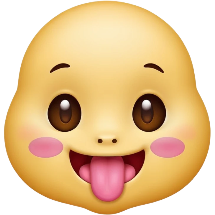 tongue out emoji kawaii face cute face :3 tongue out silly and fun adorable emoji emoji