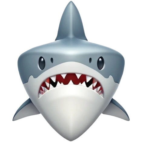 Shark tooth emoji