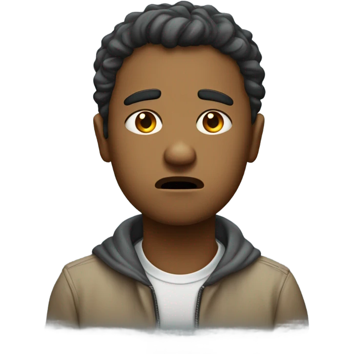 Upset sad emoji