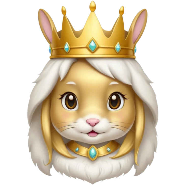Rabbit princess emoji