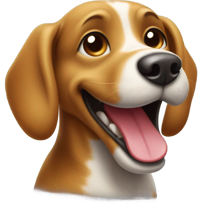Happy dog emoji