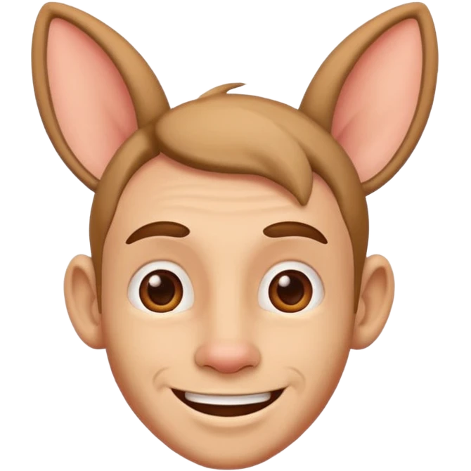 man with funny ears emoji