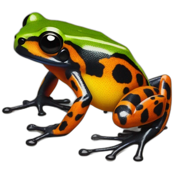 Dart frog oophaga pumilio emoji