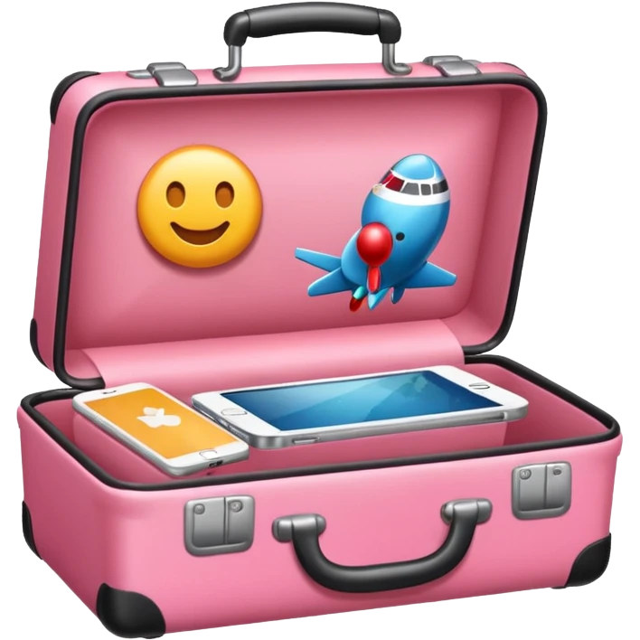 girly travel items emoji