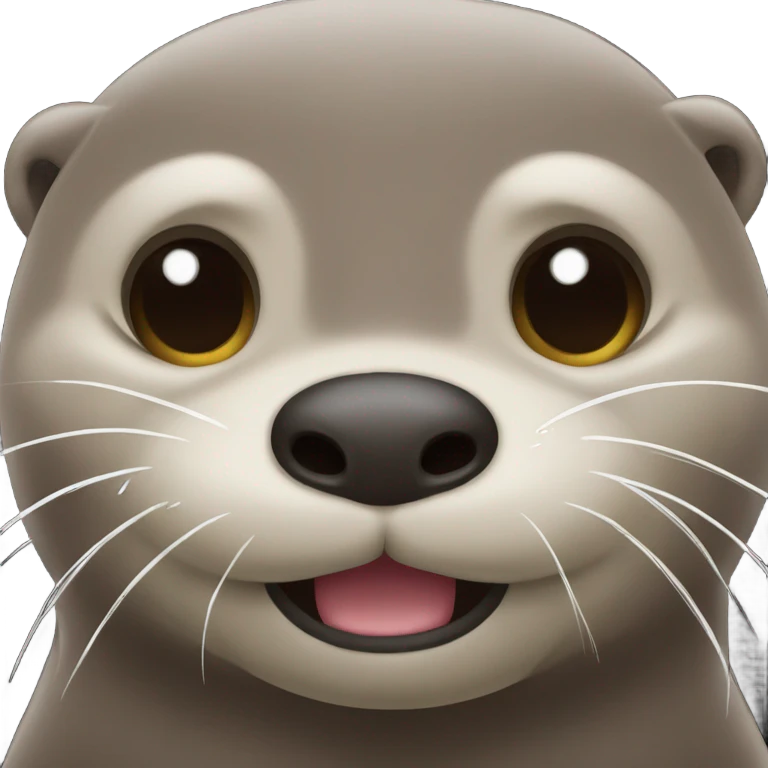 Otter cries emoji