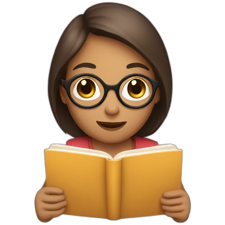 friends reading book emoji