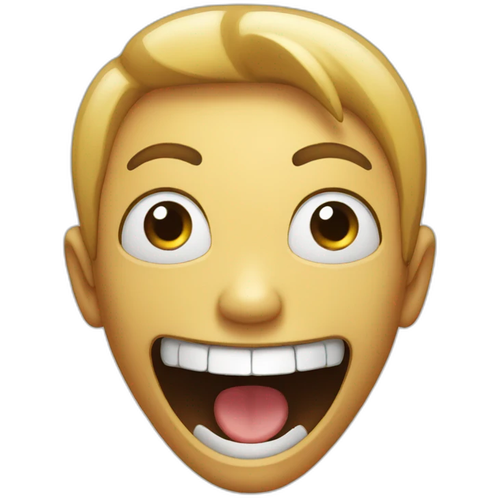 smile scream emoji