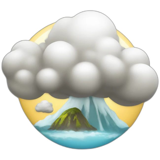 Chat appuillant sur le bouton nucléaire emoji