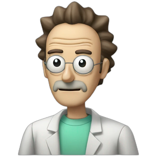 Rick and Morty professor rick emoji