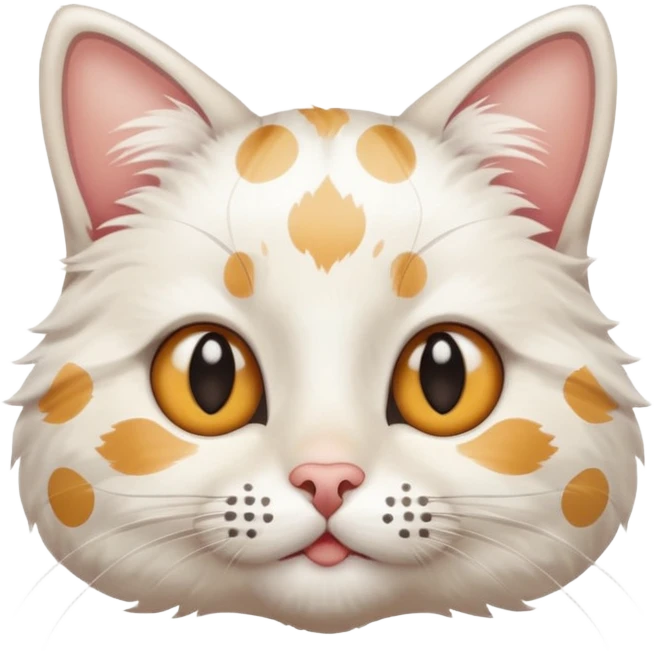 polka dots cat body emoji