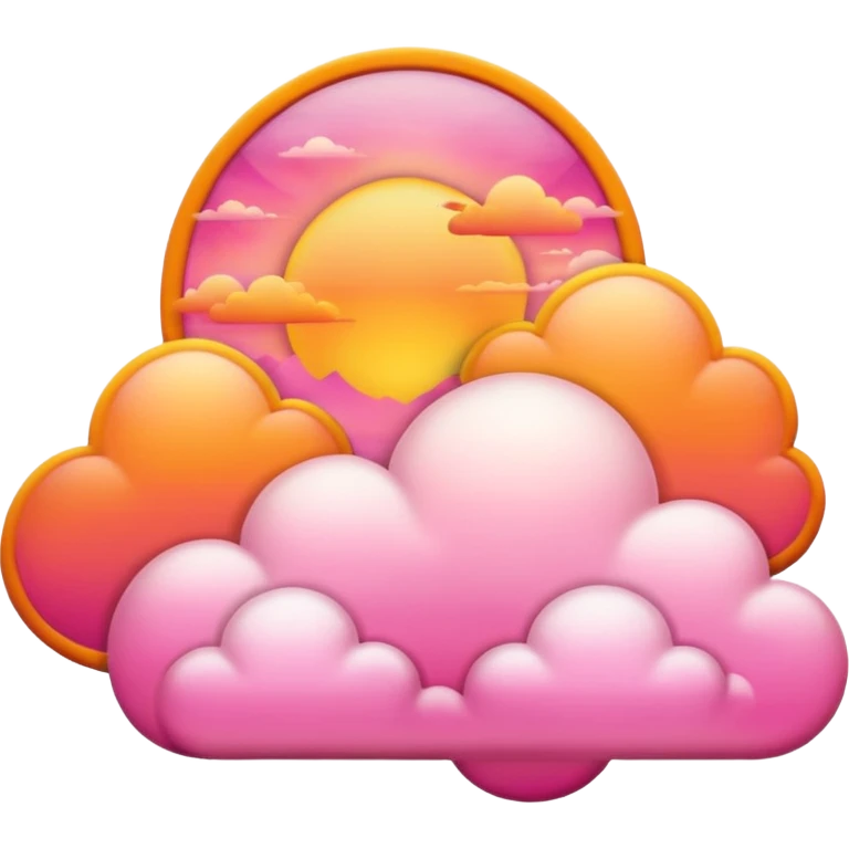 Sunset clouds  emoji