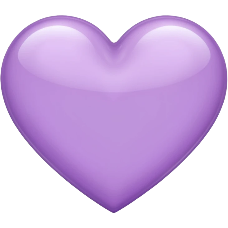 Lilac heart emoji