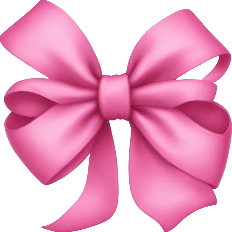 Pink bow emoji