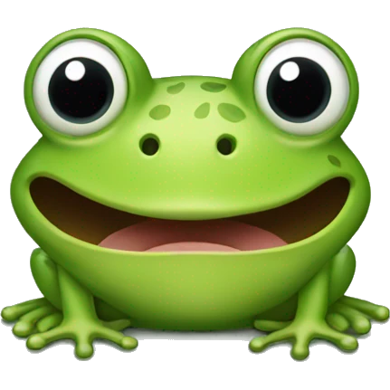 frog with tongue out emoji