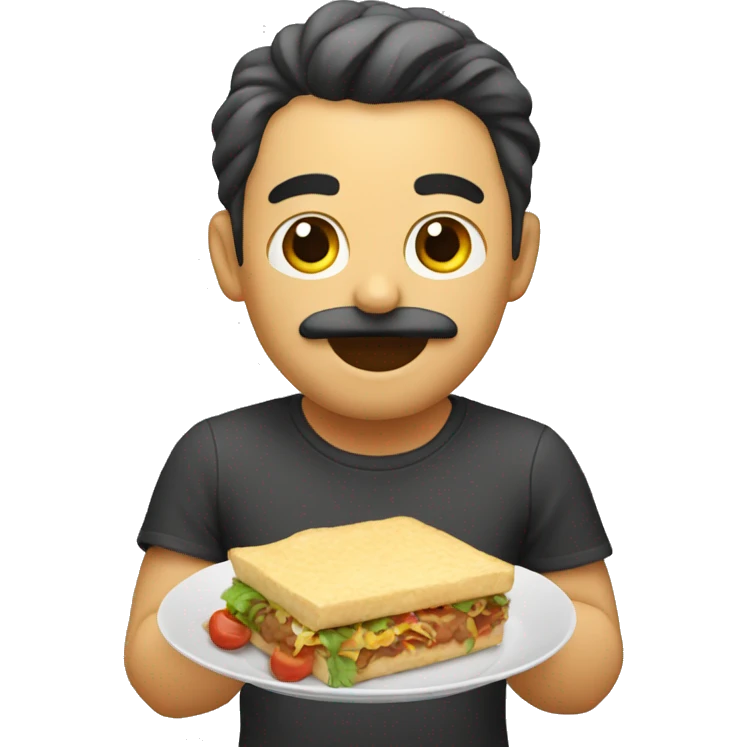 Jusio comiendo  emoji