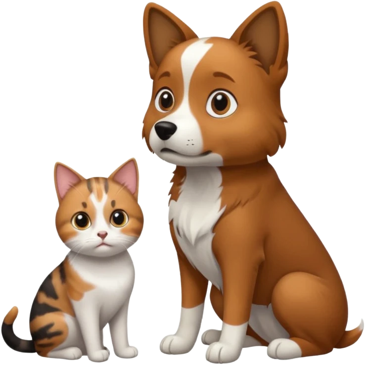 سگ در گربه emoji