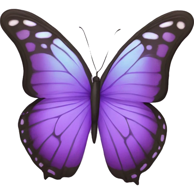 butterfly with purple color emoji