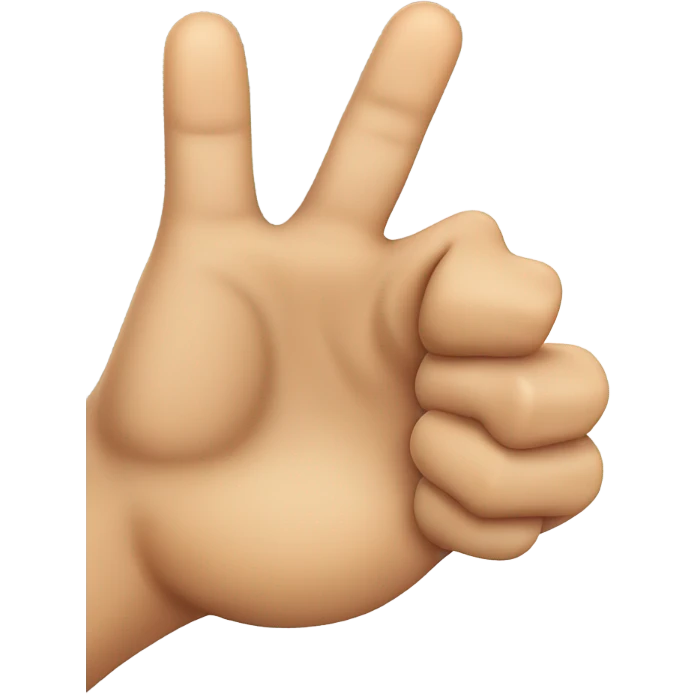Middle finger man emoji