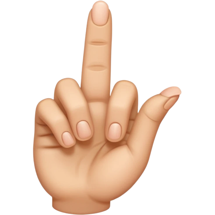 손가락으로 첫번째 emoji