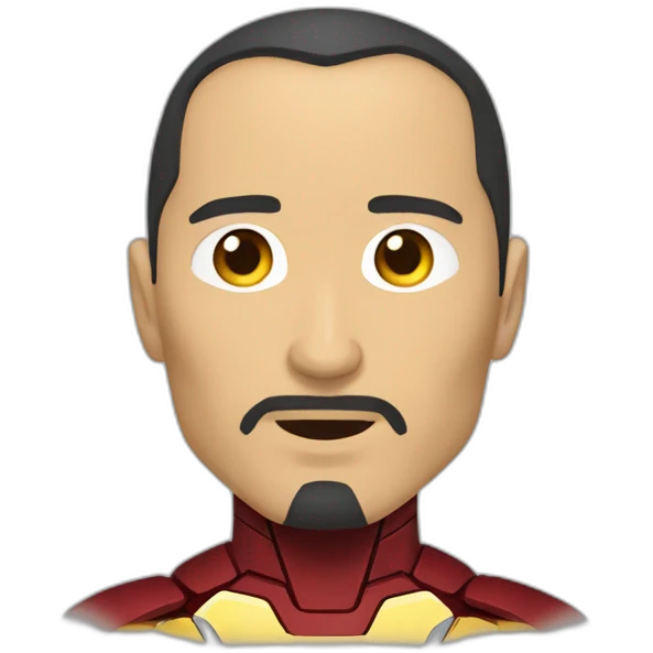 SuperHero Kazakh man like_ironman_style emoji