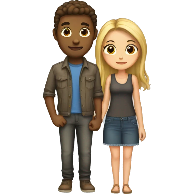 Boyfriend and girlfriend emoji