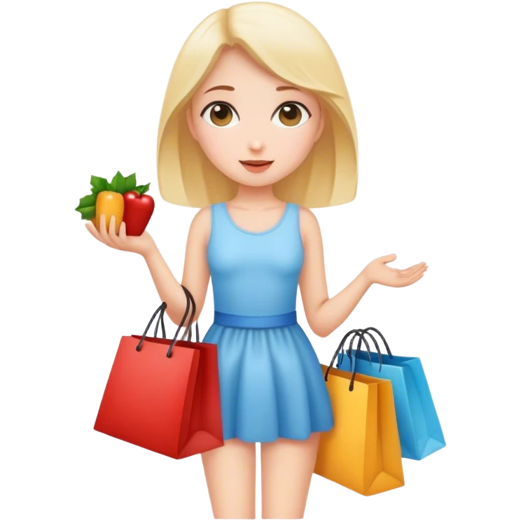 Girl shopping  emoji