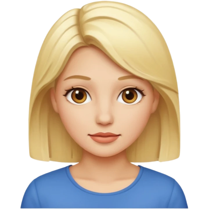 stupid blonde emoji