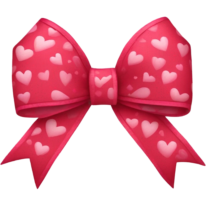 bow with hearts emoji