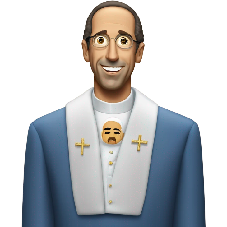 Jerry Seinfeld being baptized by Snoop Dogg emoji