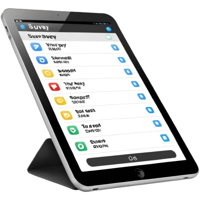 Digital survey emoji