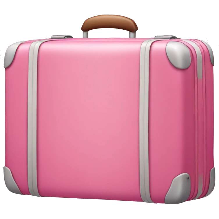 pink suitcase  emoji
