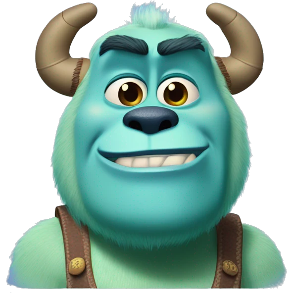"Sulley" Sullivan de toy story enojado emoji