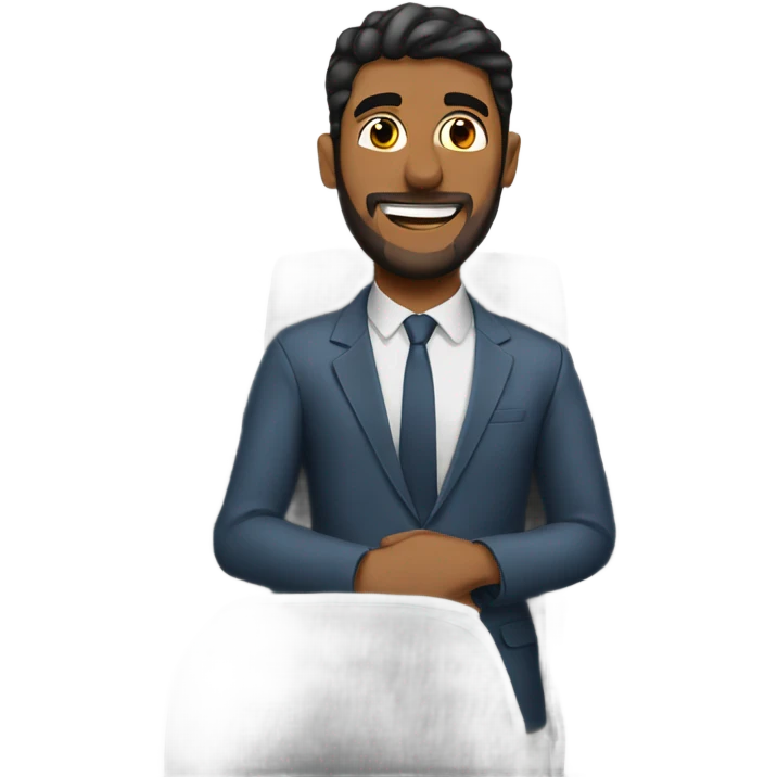 Arabic guy flying a plane emoji