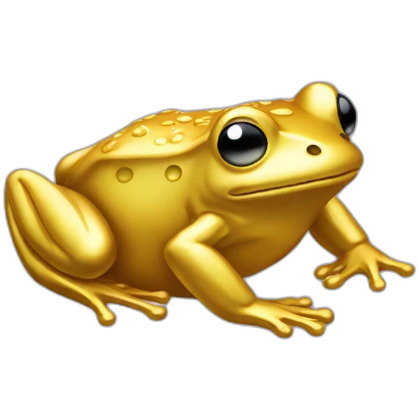 Gold Frog emoji