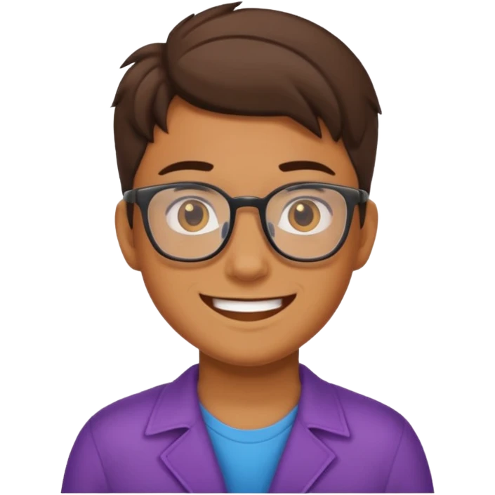 Glasses-Wearing Heroe emoji