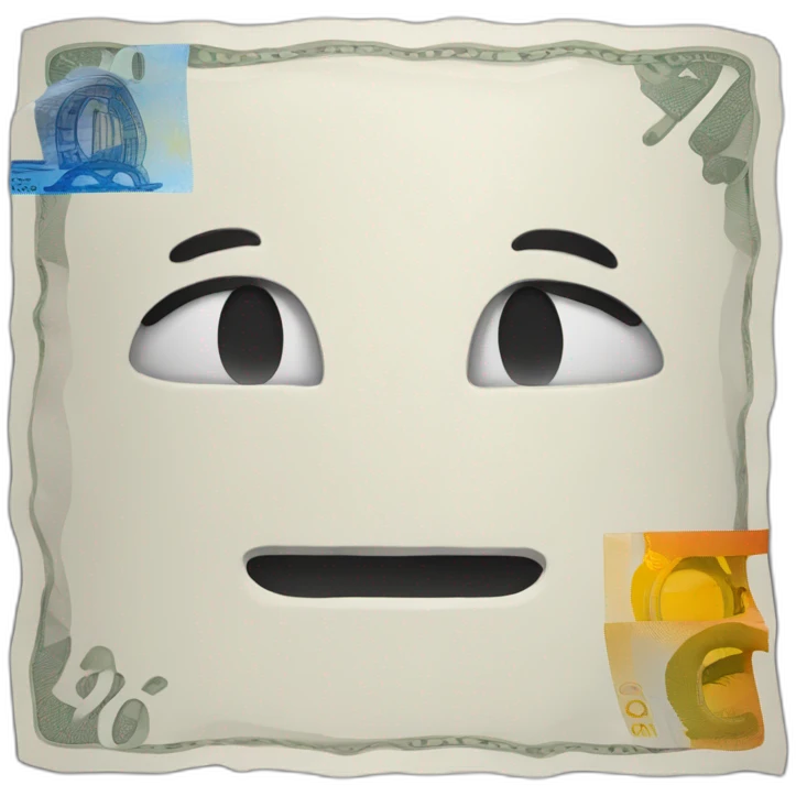 euros billet emoji