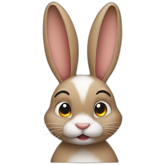 Rabbit drooping ears emoji