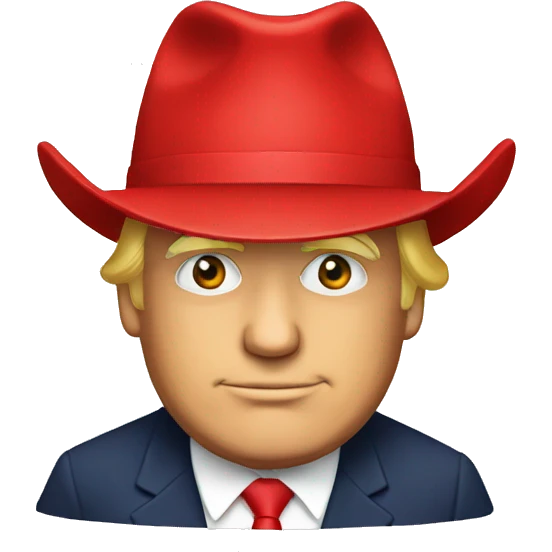 donald trump red hat emoji