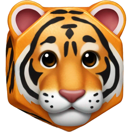 Tiger dice bacon emoji