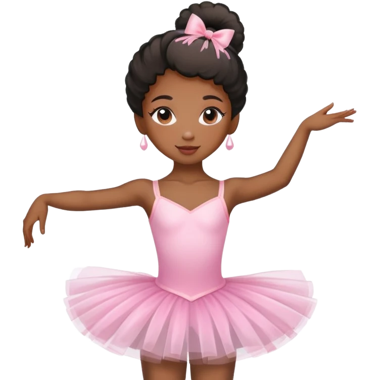 black girl ballerina  emoji