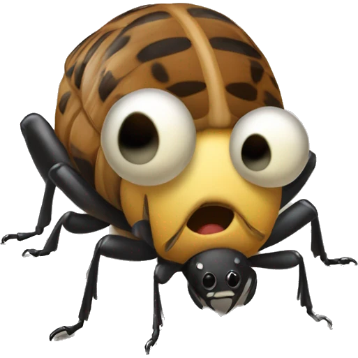 bug being squashed emoji