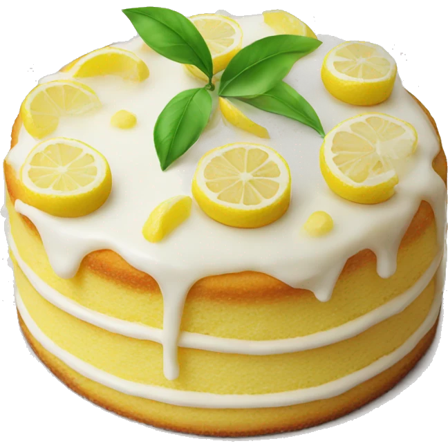 Lemon cake emoji