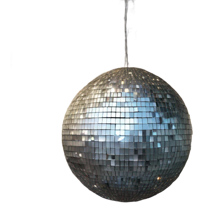 Beautiful disco ball emoji